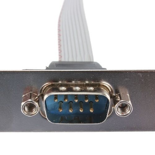 9 Pin Female To RS232 Serial DB9 Pin Bracket With Cable Chassis Baffle Extension - Afbeelding 7 van 10