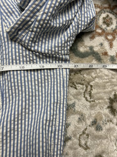 Drake's London Games Blazer Seersucker Blue White Men’s 38 BRAND NEW $1,195 - Picture 3 of 8