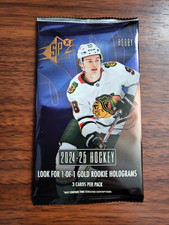 2024-25 Upper Deck SPx Hockey 3 card hobby pack - Celebrini RC? - See Checklist