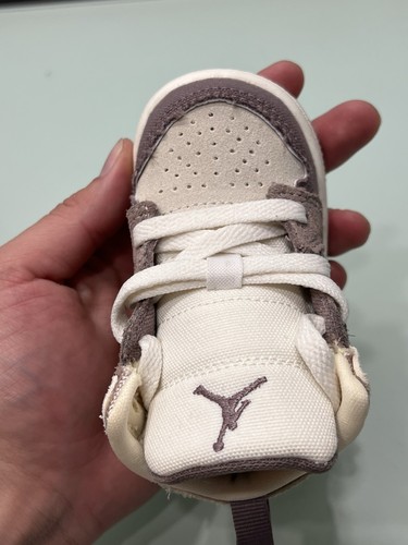 Toddler 4C Nike Air Jordan 1 Mid SE Craft TD “Inside Out Taupe Haize” DZ4467-102 - Picture 13 of 24
