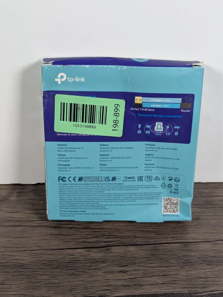 TP-Link Archer T2UB Nano 2-in-1 USB WiFi Bluetooth Adapter AC600 - Image 2 of 4