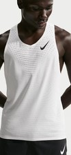 NWT Nike Dri-FIT ADV AeroSwift Men's XL Running Tank - White DM4624-010