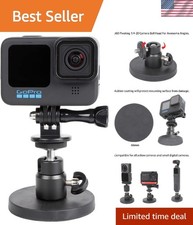 Compact Magnetic Camera Mount with Adjustable Ball Head for Multiple Surfaces