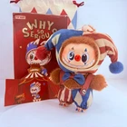 POP MART Why So Serious Series Labubu Pendant Plush Toy Doll - Juggling Clown
