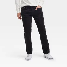 Goodfellow & Co Men's Slim Straight Leg Slim Straight Jeans Stretch Denim