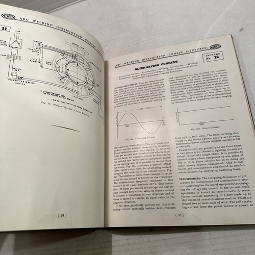 Airco Arc Welding Instruction Course (lectures ) HC Book Air Reduction 1940 - Foto 11 di 13