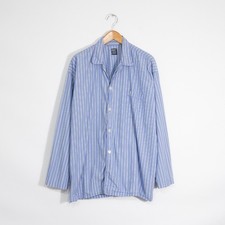 Vintage Polo Ralph Lauren Sleep Shirt Mens XL - Sleepwear Striped Button Pajama