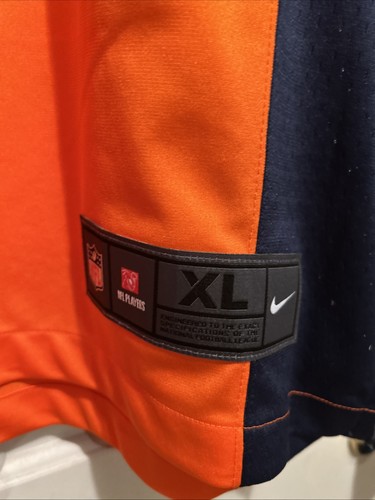 New Nike Denver Broncos Russell Wilson Jersey Mens Size XL Orange MSRP $154 - Picture 2 of 5