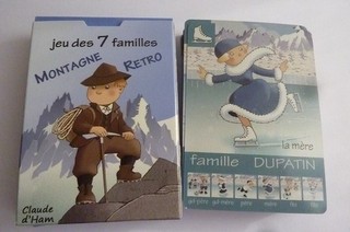 Jeu de cartes 7 familles "Montagne"