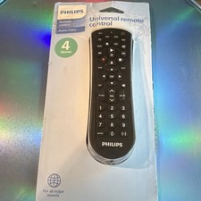 Philips Universal Remote Control for 4 Devices Black