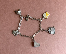 High Intensity Children  s Silver Tone Birthday Charm Bracelet