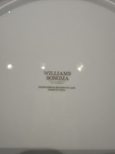 WILLIAMS SONOMA "BOTANICAL PUMPKIN" LARGE 14" SERVING BOWL ~ DISCONTINUED - Picture 5 of 7