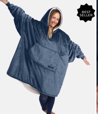  50 The Comfy Blue The Blanket You Wear One Size Fits Most