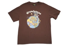 Drew House Brown Earth Graphic Tee - Size XXL