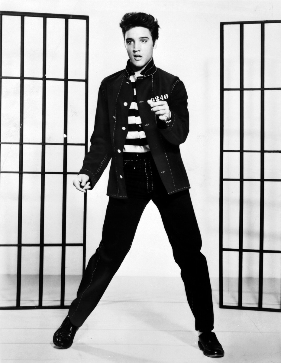 Elvis porseleinen bord Jailhouse Rock. Gold - American Vintage Unlimited Elvis porseleinen bord Jailhouse Rock. Gold - American Vintage Unlimited