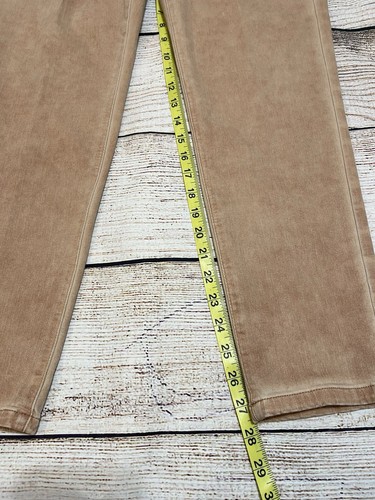 Ralph Lauren Jeans Girls Size 16 Premier Skinny Ankle Rose-Tinted Beige Tan - Picture 9 of 12