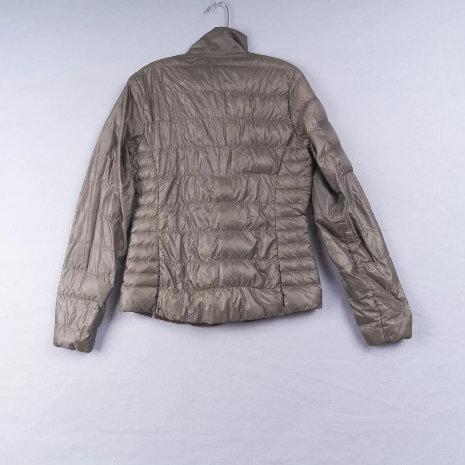 athleta downalicious goose down asymmetrical zip jacket