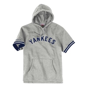 new york yankees short sleeve hoodie