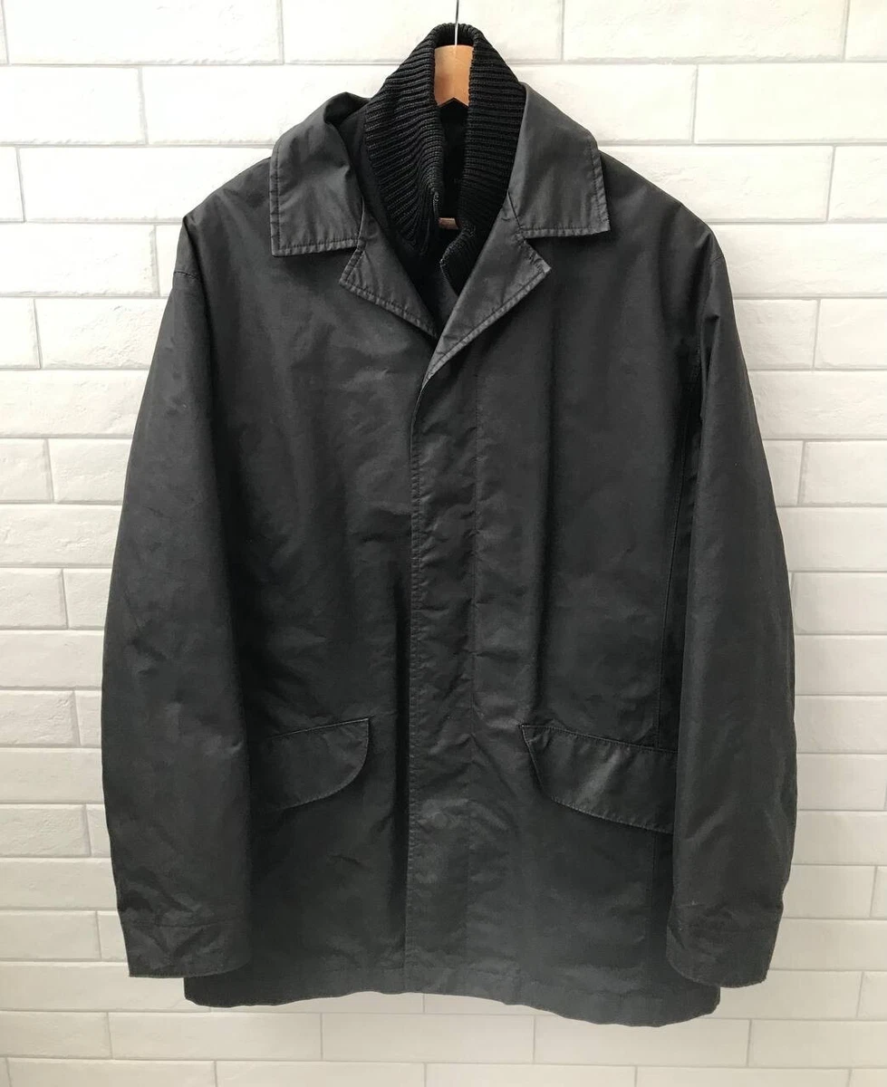 Men s Ermenegildo Zegna Microtene 10000 Jacket Waterproof Black Jacket Size M