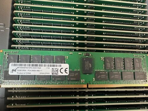 32GB 2RX4 PC4-21300 (DDR4-2666) ECC RDIMM Micron MTA36ASF4G72PZ-2G6D1