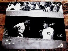 YOGI BERRA ELSTON HOWARD 1961 WSC YANKEES SIGNED AUTO KEN REGAN 16 X 20 STEINER