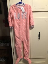NWT Girls Carter  s One Piece Pajama-Appliqu   Love  -4
