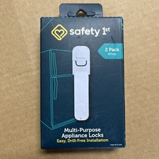 Safety 1st Multi-Purpose Latch,White 2-Count