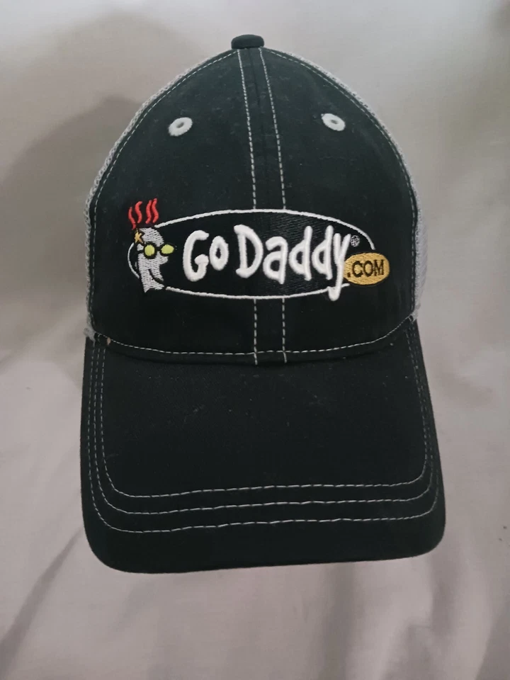 Chapéu amostra NASCAR JR Motorsports GoDaddy Danica Patrick Team emitido Adidas novo - Imagem 2 de 4