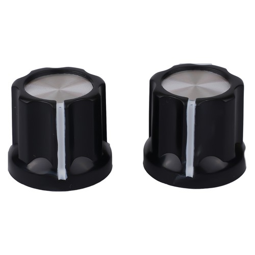 Perilla potenciómetro de control de volumen con orificio de eje de 6 mm tipo D de 10 piezas para bajo de guitarra - Imagen 17 de 24