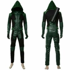 Green Arrow Season 8 Oliver Queen Cosplay Coat/Jacket Full set Costume