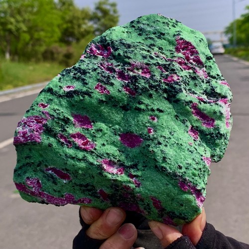 3.22LB Natural green Ruby zoisite (anylite) crystal Chakra mineral Energy - Picture 8 of 21