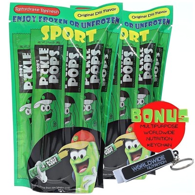 Bob's Pickle Pops Sport Original Dill - Hydration and Cramp Relief - 2oz per Pop