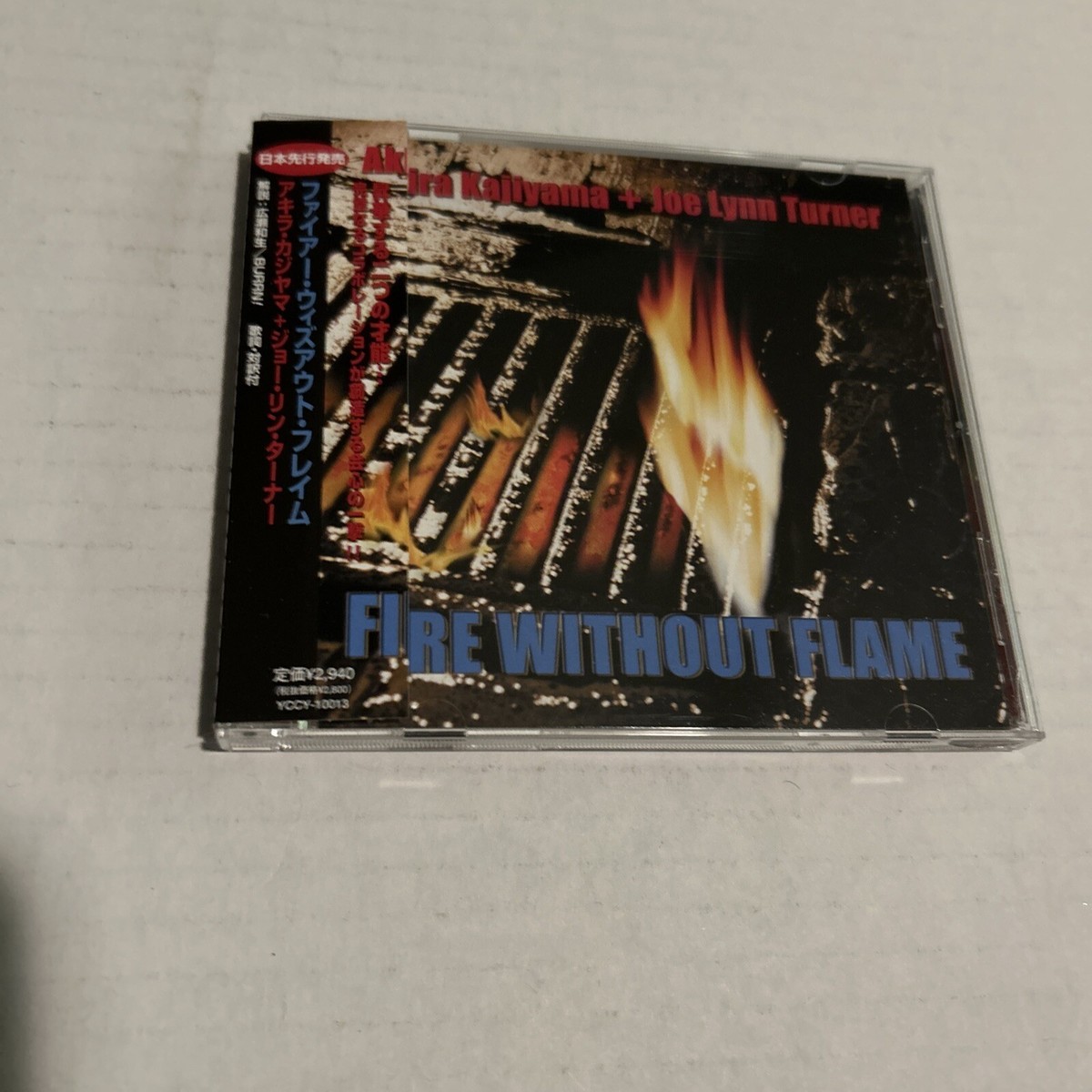 Akira Kajiyama + Joe Lynn Turner: Fire Without Flame CD JAPAN OBI