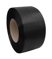 Strapping Tape PP 12mm x 0.5 - 0.6mm x 3000m Core 200mm, Black | Polypropyl