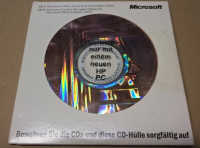 Microsoft Office 2003 Small Business SBE - Deutsch OEM HP
