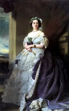 Oil painting franz xavier winterhalter julia louise bosville, lady middleton 