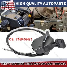 746P06431 Throttle/Choke Cable For CUB Cadet XT1 XT2 SLX54 GX54 GX50 ST54 Black