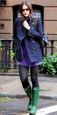 Hunter Rainboots Boots Original Tall Green NIB Size 6 US