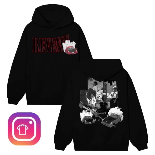 パーカー・フーディ Revenge Juice Wrld 999 Graphite Portrait Hoodie Revenge Juice Wrld Graffiti Dove Hoodie Brown Men's - US