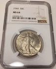 1944 Walking Liberty 50c Half-Dollar NGC MS64 #6303096-011