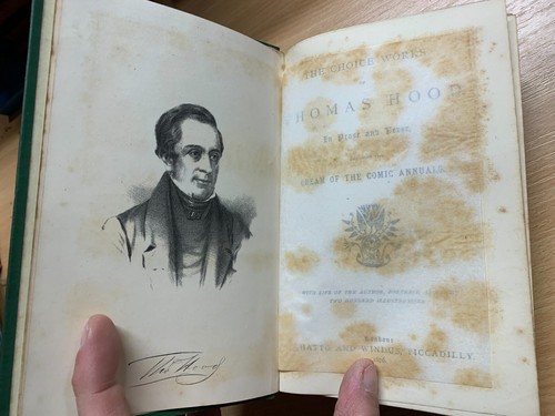 SELTENER 1876 "DIE WAHLWERKE VON THOMAS HOOD" POESIE ILLUSTRIERTER BUCH (P5) - Bild 3 von 19
