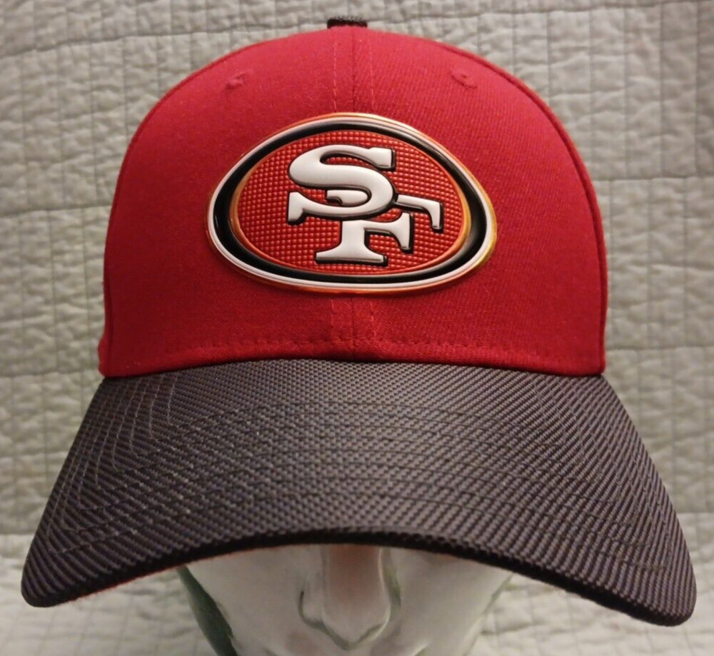 Men's Med-Lg New Era Red San Francisco 49ers NFL Logo Hat Cap