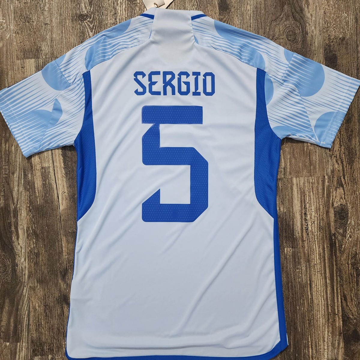 2022 Adidas Spain Away Soccer Jersey Sergio Busquets Men S