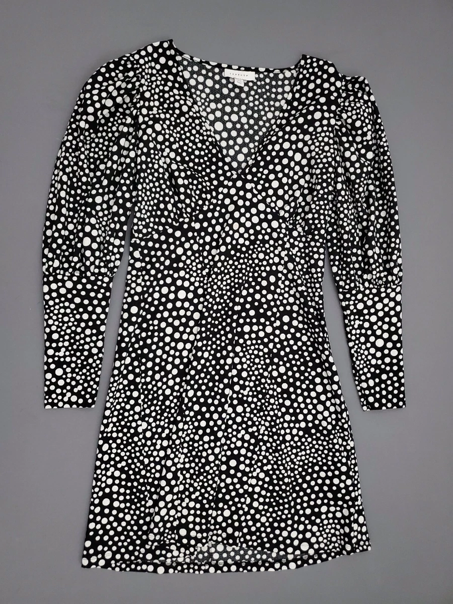 Topshop polka best sale dot dress ebay