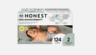 The Honest Company Disposable Diapers Four Print Pack- Size 2 - 124 count