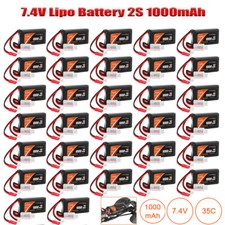 Batteria 7,4 V 1000 mAh 2S Lipo 35C batteria con spina PH2.0 & JST per RC auto DHL