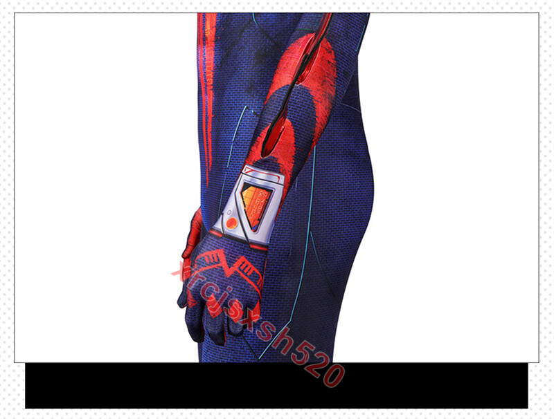 2099 Across Spider Verse Spiderman Jumpsuit Cosplay Costume Bodysuits Halloween