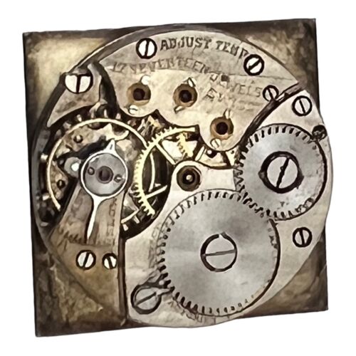 Orologio Cartier/Movado Ermeto Quadrante e Movimento Borsa - 150MN - 17 Gioielli - Foto 4 di 4