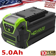 40V 5Ah For Greenworks G-MAX Lithium Battery 29472 29462 29252 20202 40 Volt