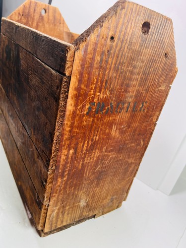 RARE Pathescope Pathe Wooden Shipping Advertising Crate Box Movie Film NY - Picture 3 of 20